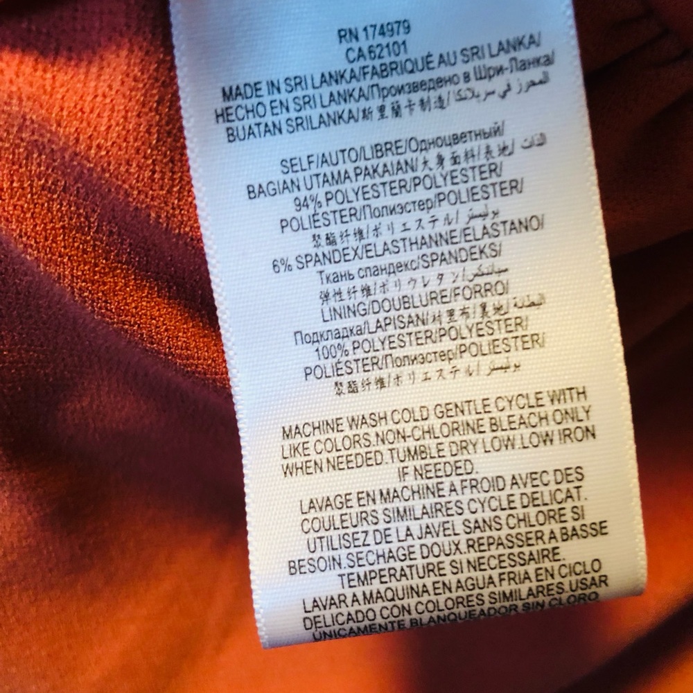 Bcbgeneration Burnt Orange Swing Jacket With Tier… - image 6